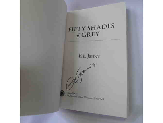 Autographed Books--'Fifty Shades of Grey' Book Set
