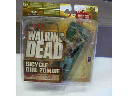 "The Walking Dead" Bicycle Girl Zombie Collectible Figure