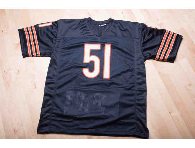 Dick Butkus Autographed Jersey and Football