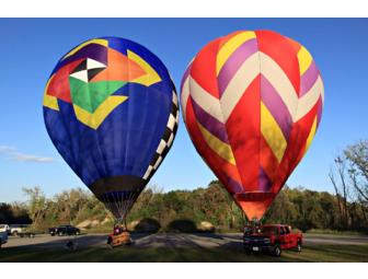 Up, Up & Away in a Beautiful Hot Air Balloon