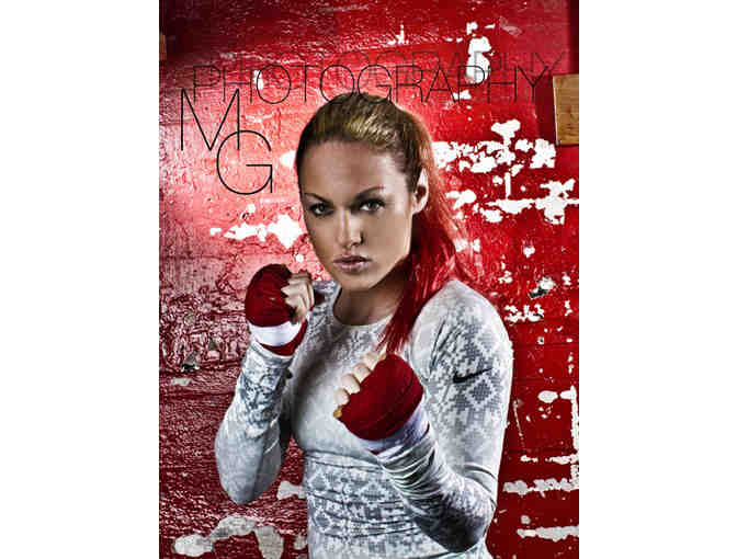 Put 'em Up! BOXING LESSON with Heather Hardy plus Autographed Glove