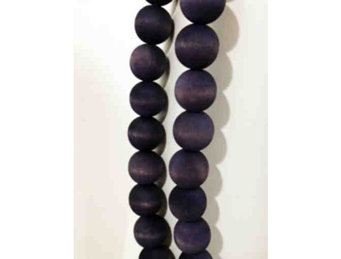 Dress Up Your Outfit:  Hand-dyed BEADED NECKLACE
