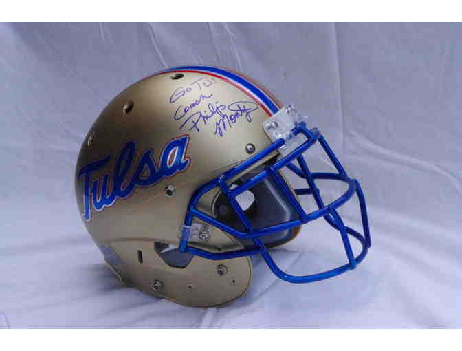 AUTOGRAPHED University of Tulsa Football Helmet
