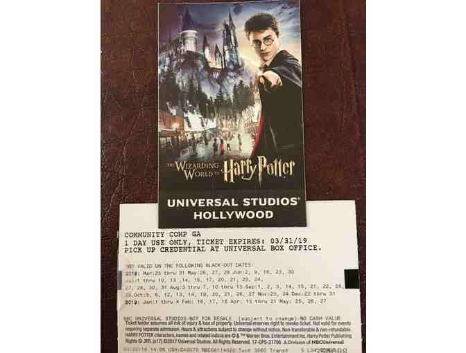Two Tickets to Universal Studios