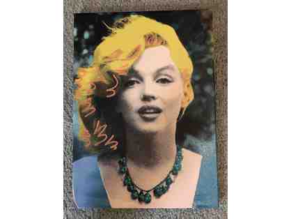Steve Kaufman Art - Marilyn Monroe - Evening Out with Necklace