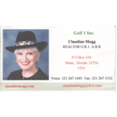 Claudine Mogg  Realtor G.R.1 A.B.R. / Golf 1, Inc.