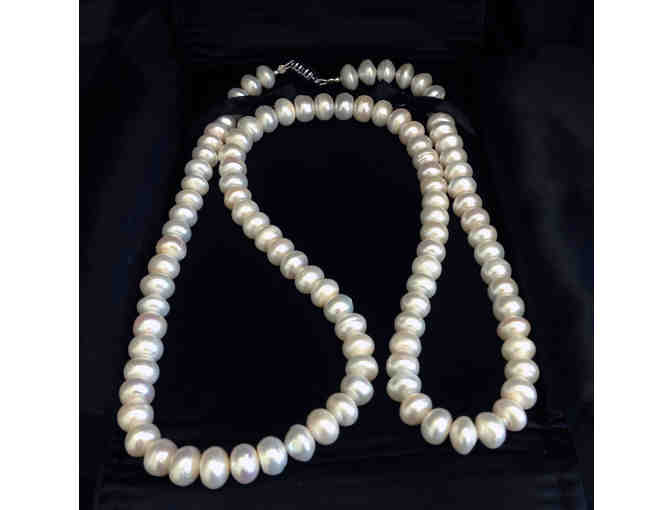 36" Roped, 15 mm Matched Freshwater Pearl Necklace - Photo 3