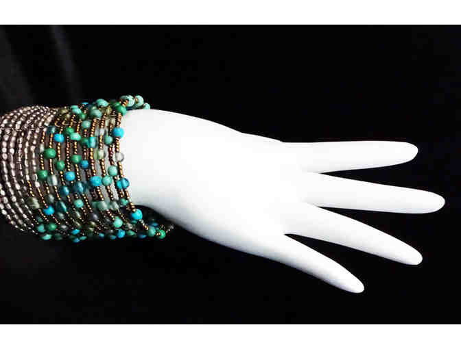 Time for Bling! Turquoise Bead Cuff and $100 Gift Certificate to Foxy Lady West