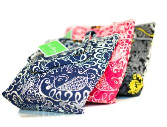 The Perfect Gift for Her: Set of Three Quilted Vera Bradley Totes