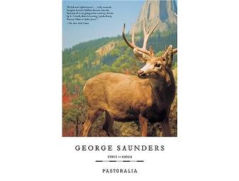 Autographed Set of George Saunders Books + Skinny Vinny Tote