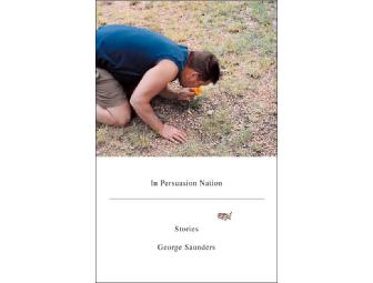 Autographed Set of George Saunders Books + Skinny Vinny Tote