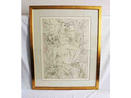 Framed Etching by Ruth Channing