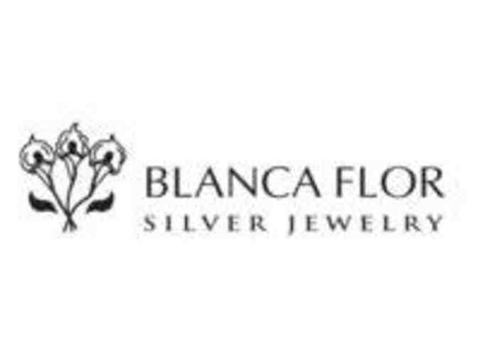 Lotus Blossom Bangle from Blanca Flor Silver Jewelry