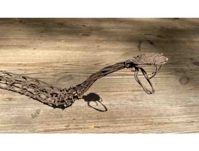 Barbed Wire Rattlesnake Sculpture