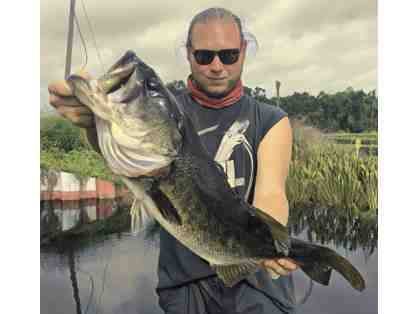 A four hour guided Bass Fishing trip with Captain Drew Eaton