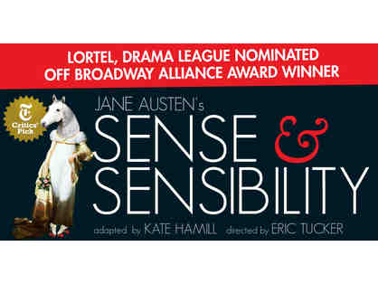 2 Tickets to Bedlam Theatre's Production of "Sense & Sensibility" in NYC
