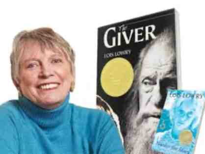 Tea with award winning author of The Giver, Lois Lowry!