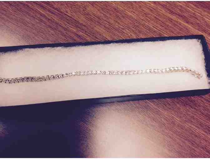 7' White Gold Diamond Tennis Bracelet