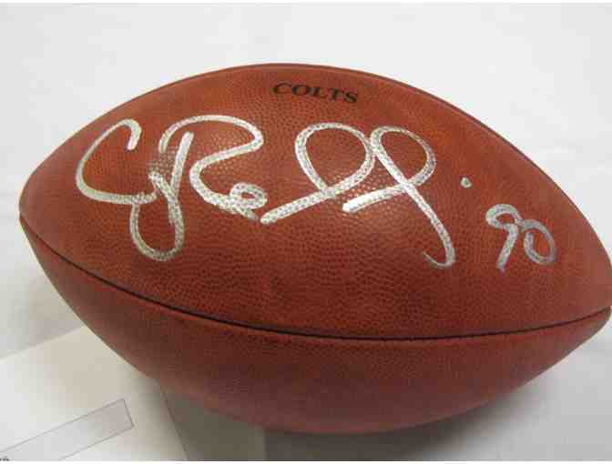 Indianapolis Colts Cory Redding Autographed Football