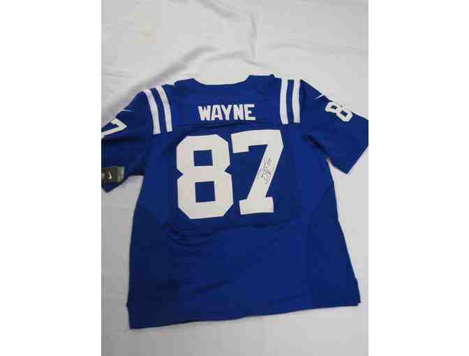 Colts Chair with Reggie Wayne Autographed Jersey