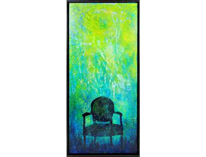 Robert's Chair:  Encaustic Painting