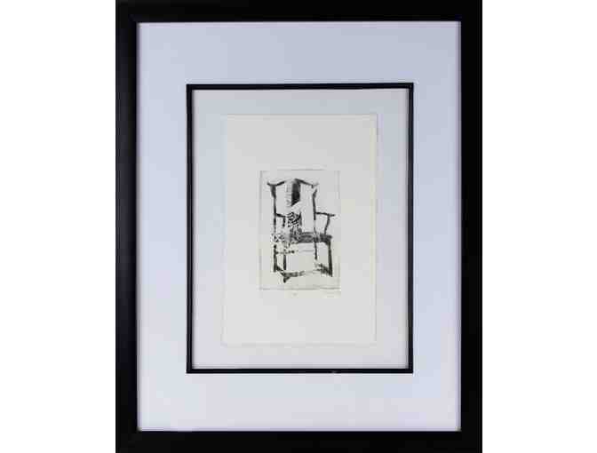 Cage:  Drypoint Print