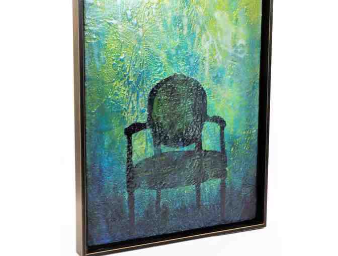Robert's Chair:  Encaustic Painting