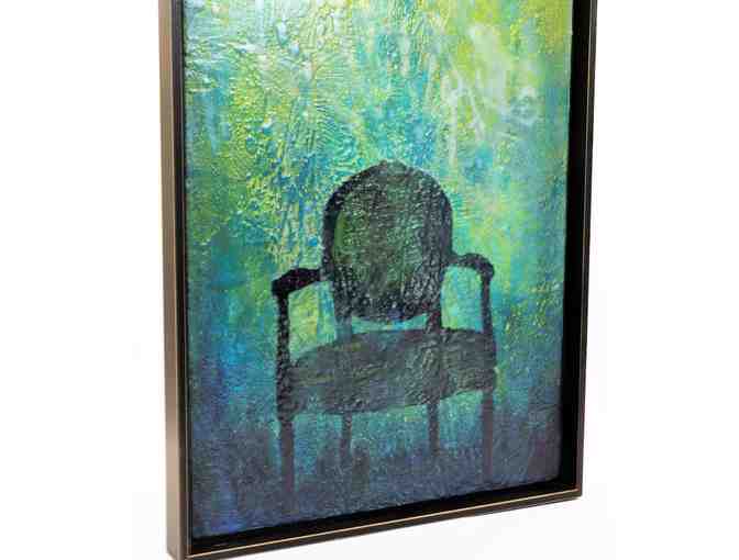 Robert's Chair: Encaustic Painting