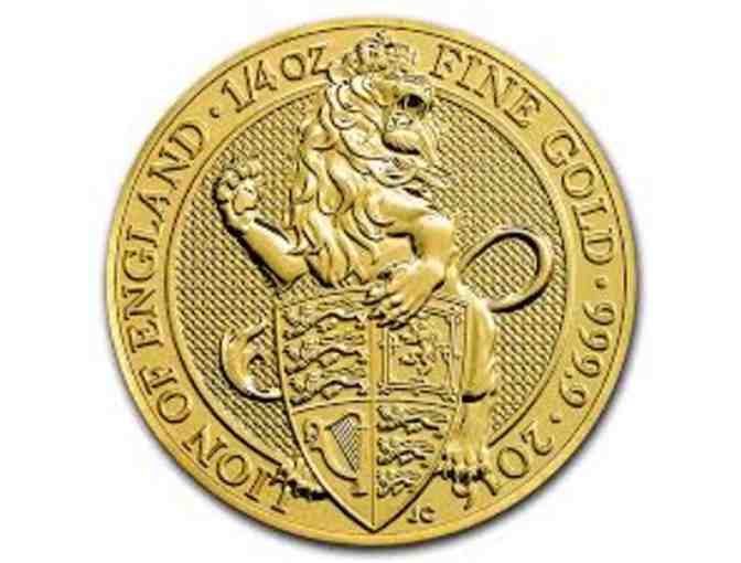 Limited Mintage Gold Coin -- 2016 The Queen's Beasts Lion