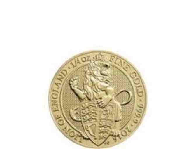 Limited Mintage Gold Coin -- 2016 The Queen's Beasts Lion