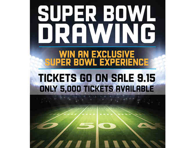 ONE (1) Opportunity Drawing Ticket for VIP SuperBowl LII Ticket Package! - Photo 1