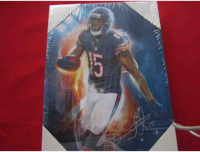 Chicago Bears Tickets and Signed Canvas Photograph of Brandon Marshall!