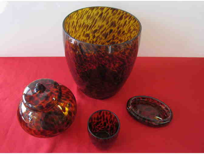 Brown Glass Decor