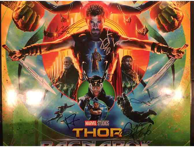 Thor Ragnarok Signed Poster