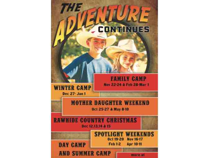 Rawhide Ranch Wild West Camp - Certificate to Attend a 2020 'Spotlight Weekend' Camp