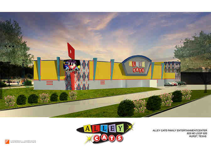 Alley Cats, Hurst - (2) $25 Gift Cards and Bowling for 6 with Shoe Rental