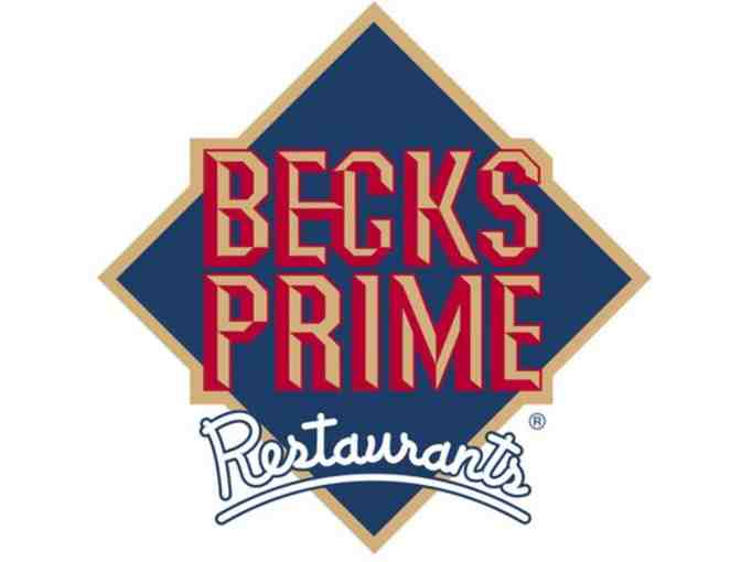 Becks Prime -  Lunch or Dinner for 2