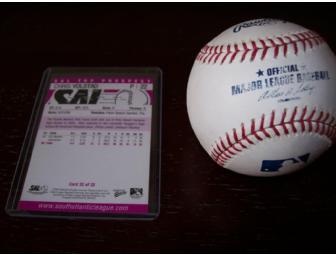 Chris Volstad Signed Baseball and 2006 Card