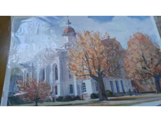 Caswell Courthouse watercolor