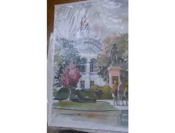 Caswell Courthouse watercolor