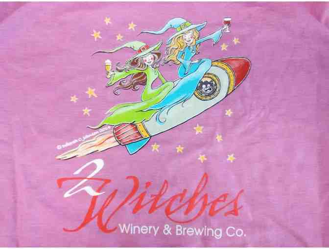 1 Men's and 1 Women's  2 Witches Winery and Brewing Co. T-Shirts