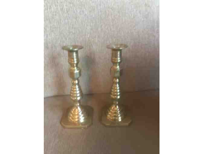 Brass Candle Holders - Photo 1