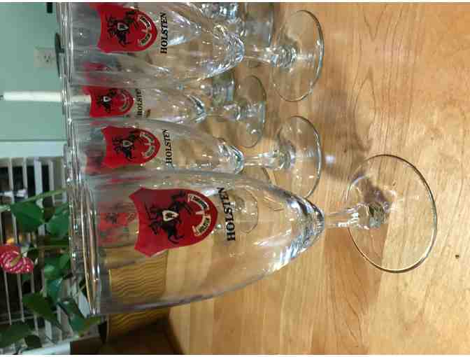 Set of 12 Vintage German Holsten Beer Glasses - Photo 4