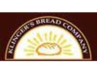 Klinger's Bread Company $25 Gift Certificate
