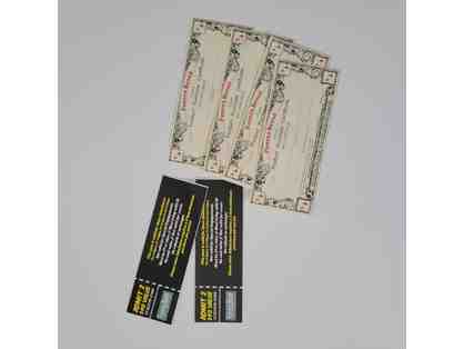 Funny Bone tickets & Panera Certificates