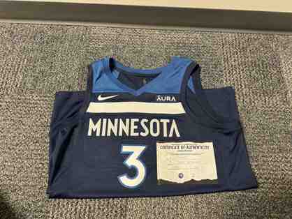 Signed Minnesota Timber Wolves Jaden McDaniels Jersey
