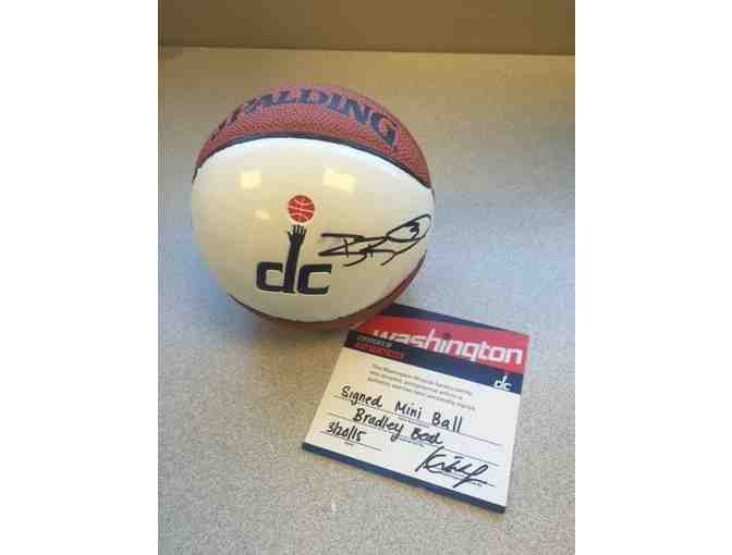 Bradley Beal Autographed Washington Wizards  Mini Basketball