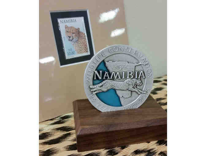 Collectible CCF Anniversary Silver Medallion and Stamp