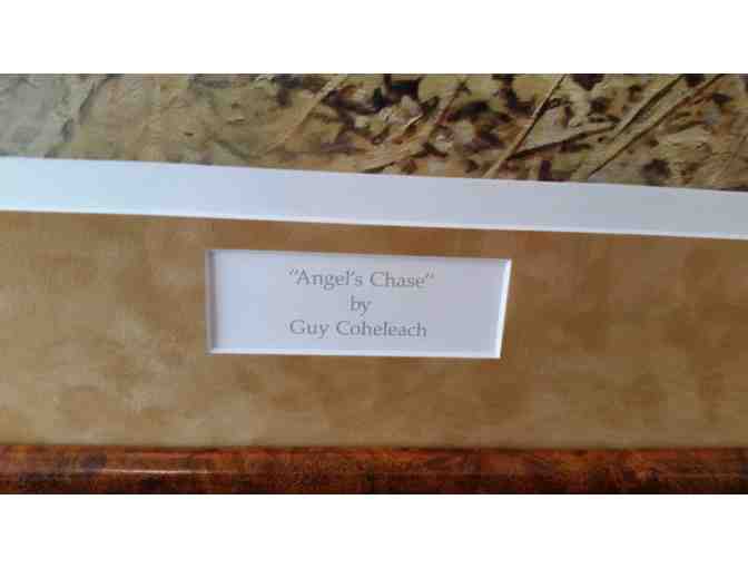 Framed Print 'Angel's Chase' by Guy Coheleach