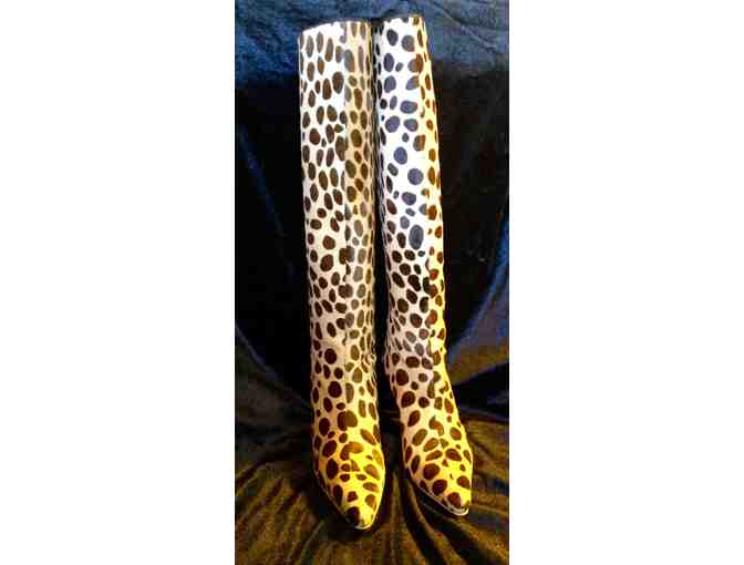 Vintage Manolo Blahnik Cheetah Boots